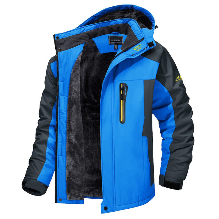 Nieuwe collectie heren outdoorjas, wind- & waterdicht, geschikt voor wandelen, fietsen en buitensport.