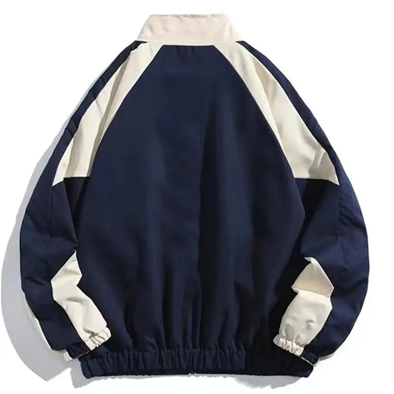 Trendy heren windjack Aria met color-block design, sportief en casual outdoorkleding.