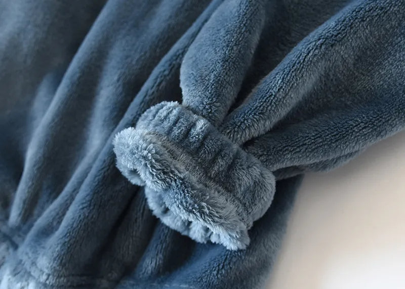 Heren winter pyjama set van hoogwaardig materiaal, optimaal slaapcomfort.