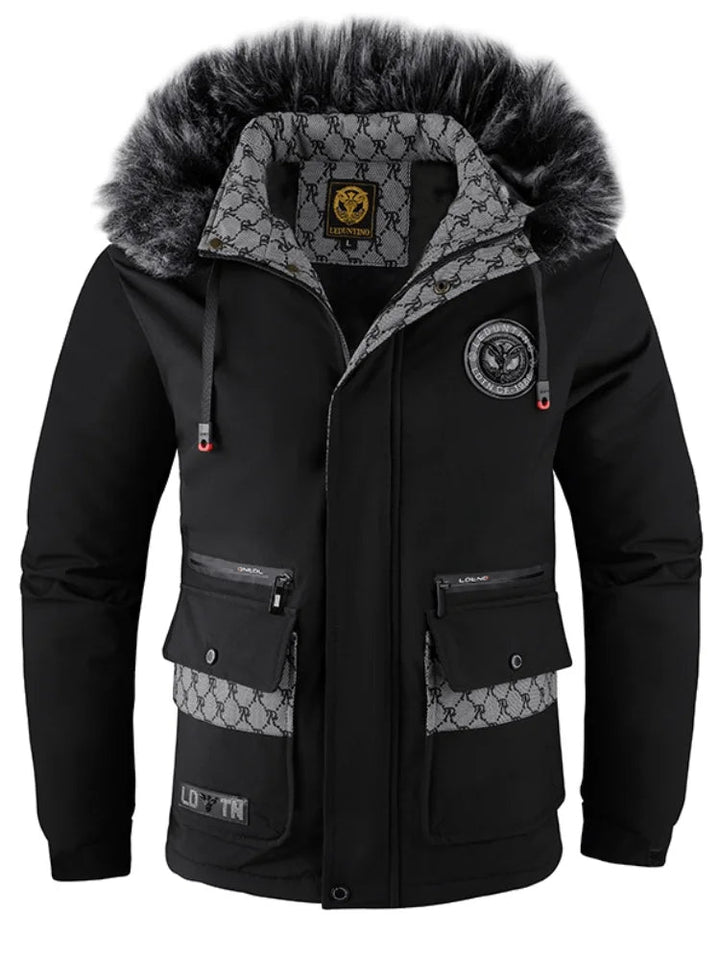 Comfortabele warme winterjas voor heren, waterdicht en duurzaam, perfect voor outdoor en koud weer.