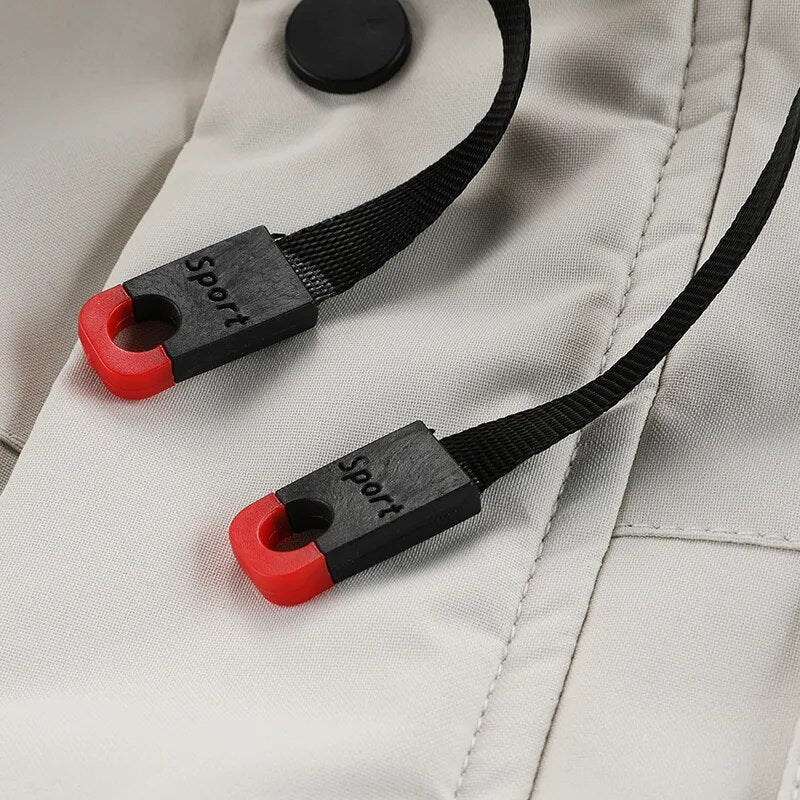 Heren winterparka met capuchon & bontkraag, comfortabel & beschermend.