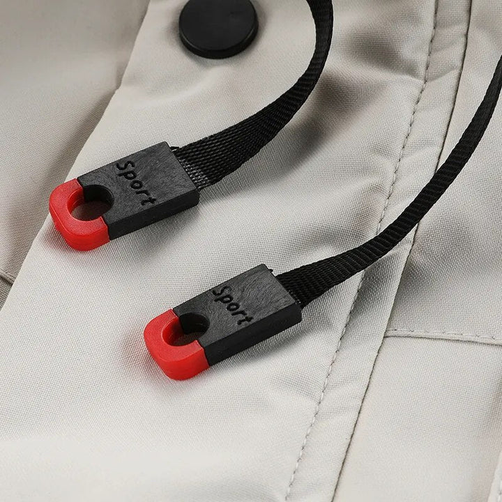 Heren winterparka met capuchon & bontkraag, comfortabel & beschermend.