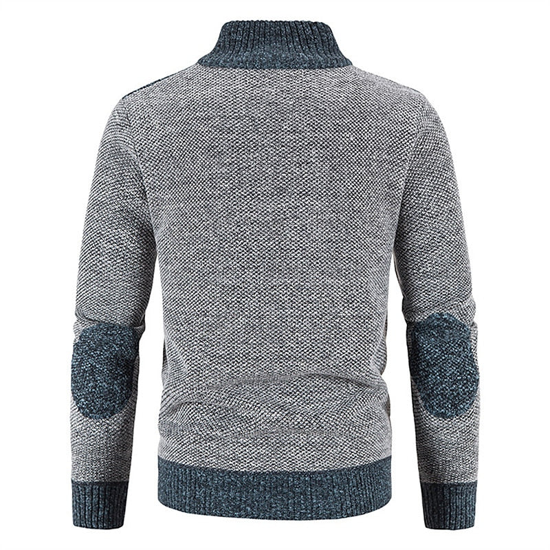 Heren wollen vest met rits Leon. Een smart-casual keuze voor warmte en elegantie.