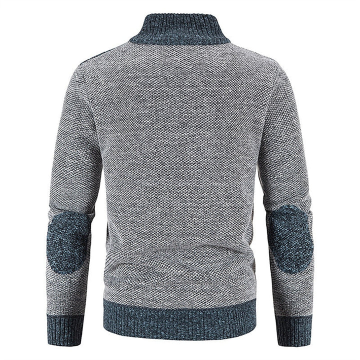 Heren wollen vest met rits Leon. Een smart-casual keuze voor warmte en elegantie.
