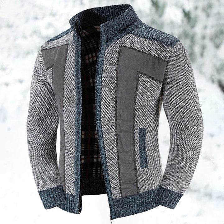 Comfortabel wollen herenvest met rits. Perfect voor laagjes; warm, stijlvol en veelzijdig.