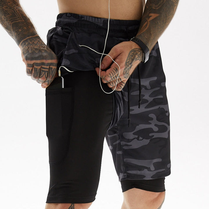 Detail van de shirtdrager op de X-Fit heren sportbroek.