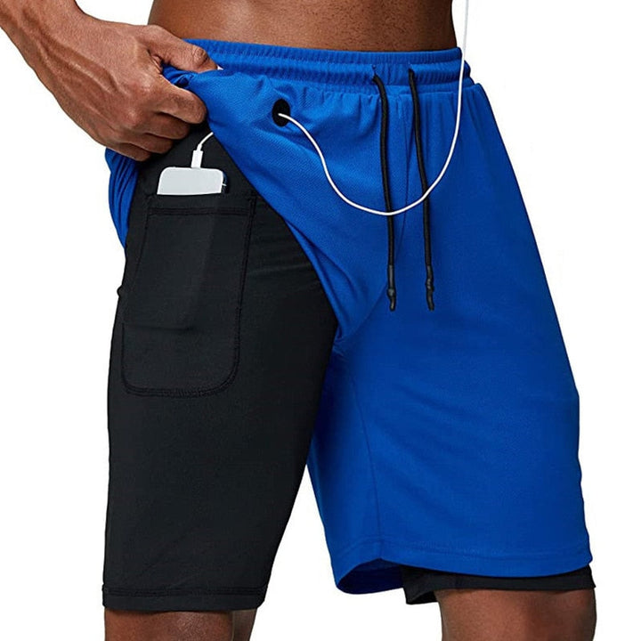 Actieve kleding: Heren running broek met ademende stof en ergonomisch design.