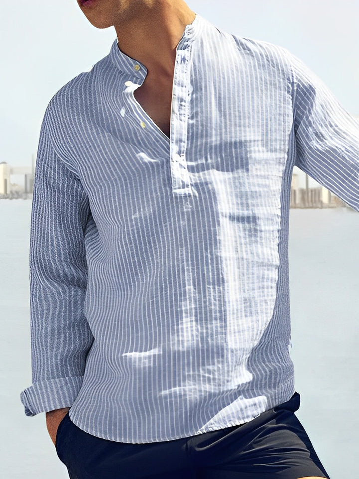 Heren zomeroverhemd met korte mouwen, stijlvol en casual, perfect voor zomerse dagen. Moderne snit, comfortabel.