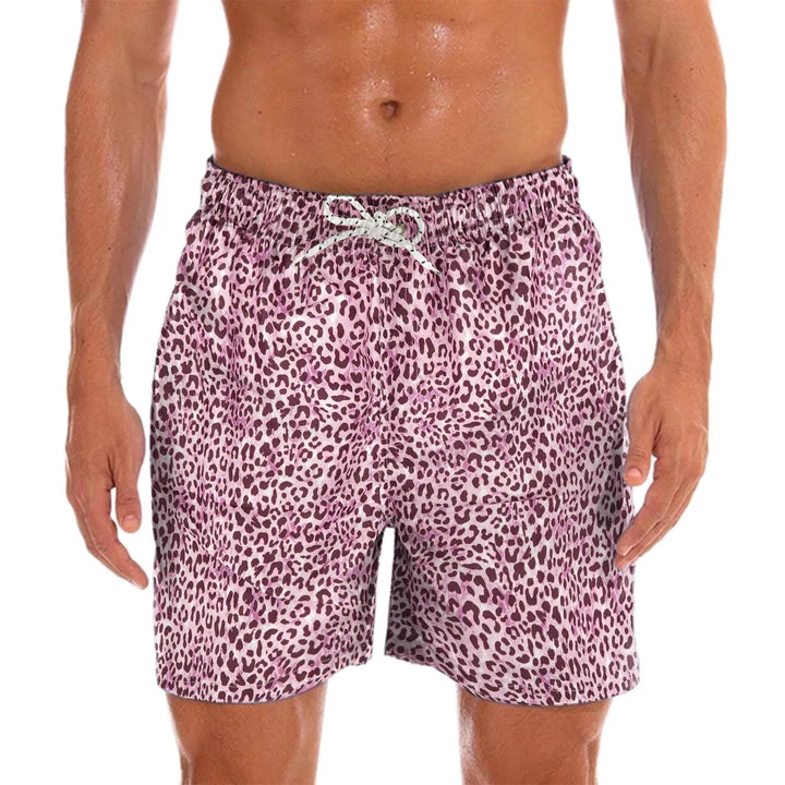 Levendige print heren zwemshort voor een stijlvolle zomerlook. Sneldrogend en perfect voor vakantie.