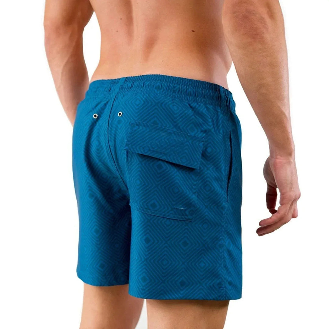 Comfortabele heren sportzwemshorts Maurizio, sneldrogend en met compressiebroek. Perfect voor fitness & outdoor.