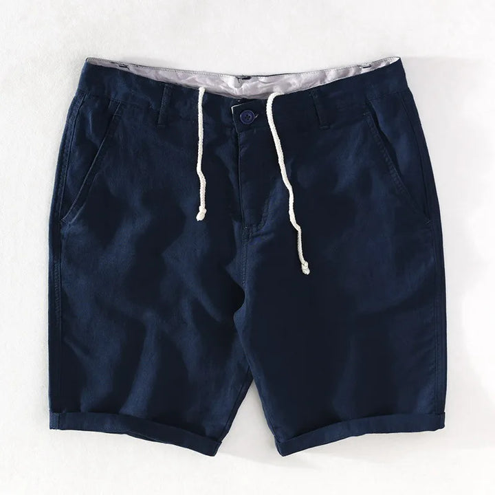 Comfortabele heren strandshorts met knoopsluiting, ideaal voor een relaxte vakantie en zomerse vrije tijd.