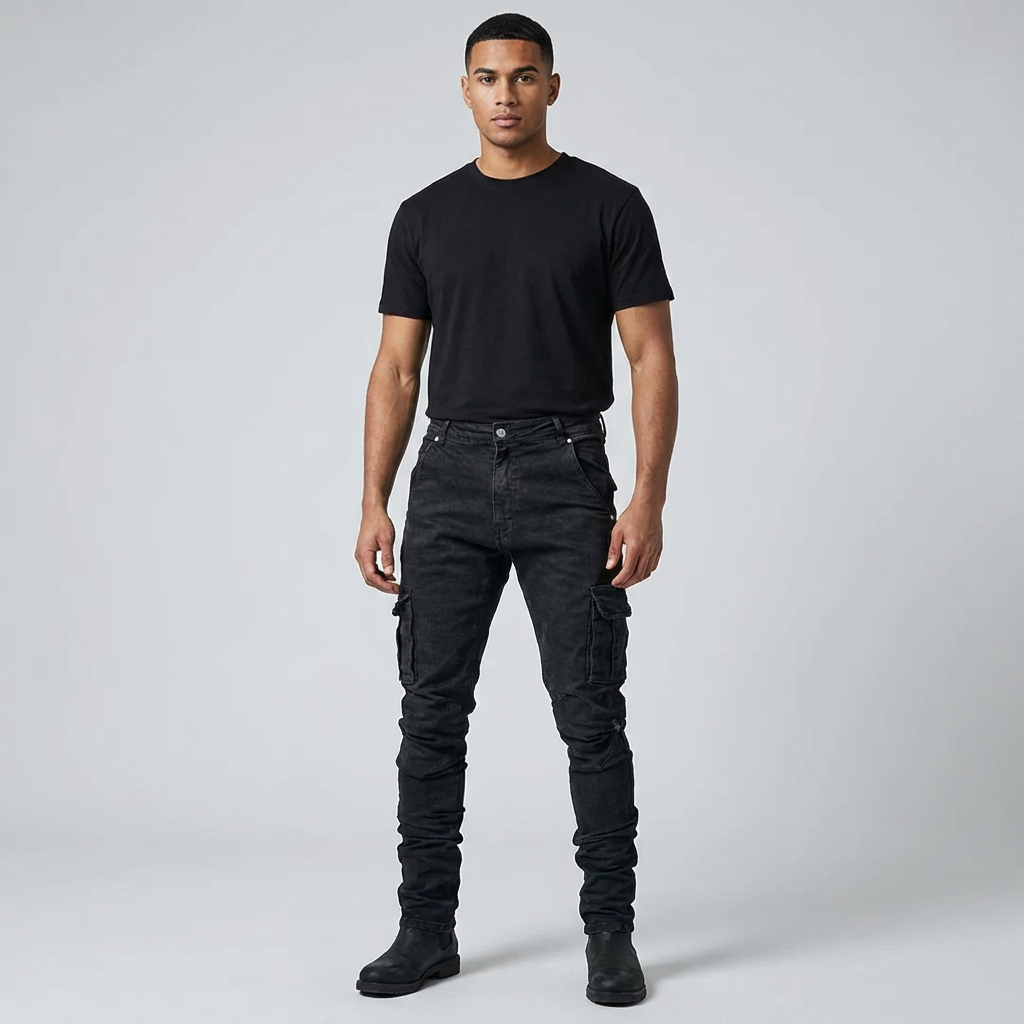 Heren premium stretch jeans Lucas, comfortabel en flexibel. Ideaal voor moderne, casual herenmode.