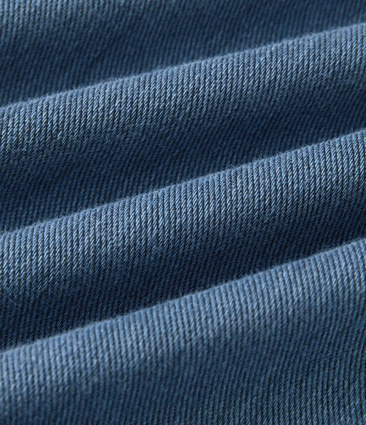 Stijlvolle donkerblauwe broek met hoge taille voor dames, elastische stretch, comfortabele pasvorm, perfect voor dagelijks gebruik.