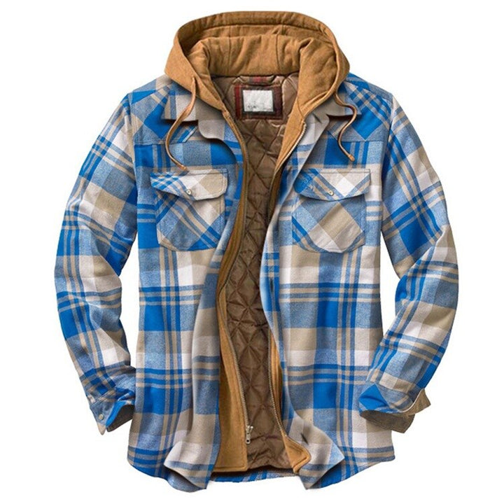 HollysJacket warme heren winterjas met capuchon, stijlvol en comfortabel, perfect voor koud weer.