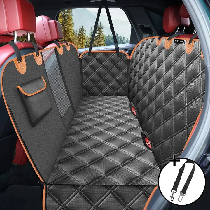Honden autostoel voor veilig en comfortabel reizen, met universele pasvorm en waterdichte bescherming.