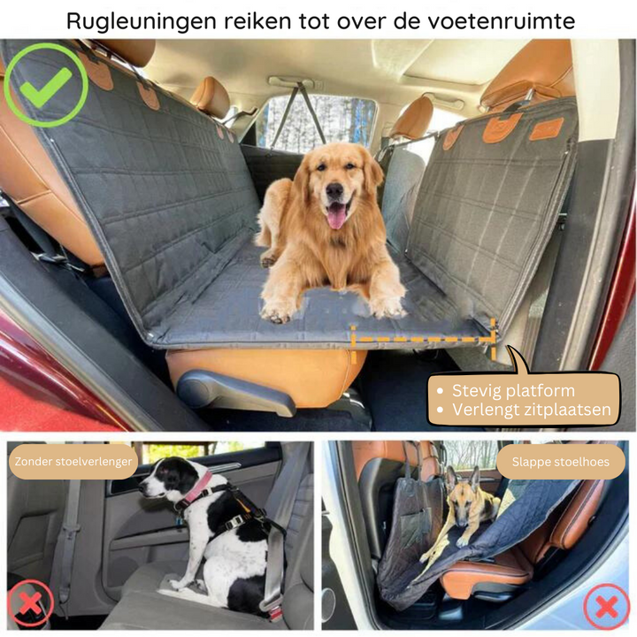 Auto bescherming met deze honden autostoel; waterdicht en comfortabel voor alle huisdier reizen.