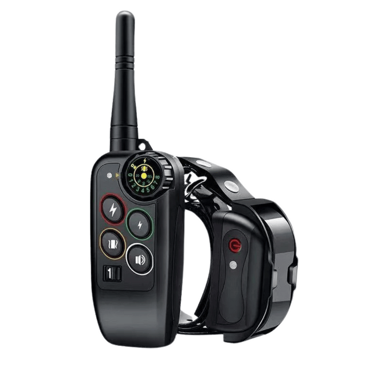 Honden trainings E-collar set met afstandsbediening, waterdicht en 1000m bereik, ideaal voor 1 of 2 honden.