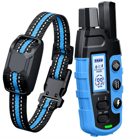 Gebruiksvriendelijke e-halsband met afstandsbediening voor snelle en efficiënte hondentraining, 1000m bereik.