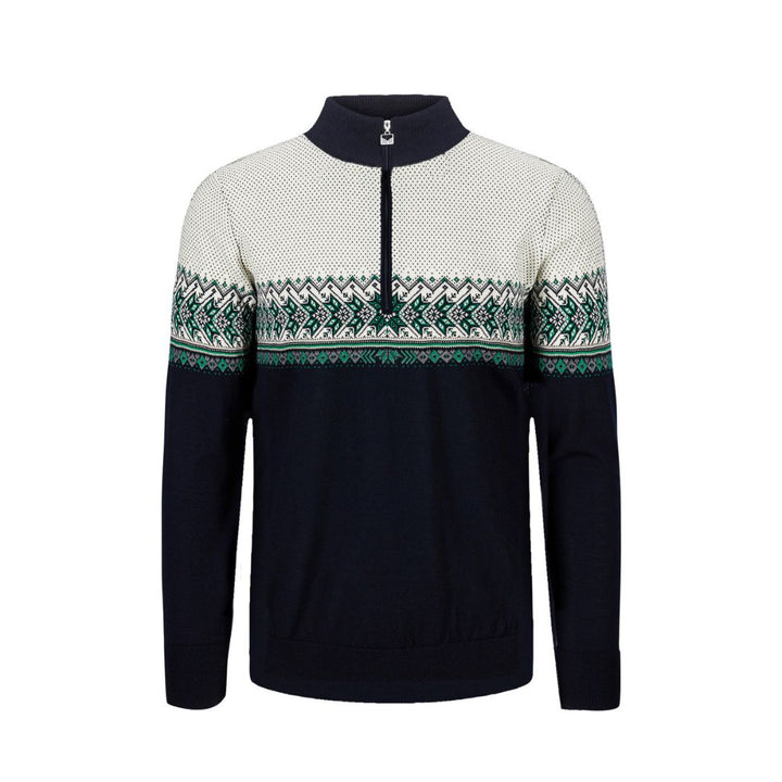 "Hovden heren trui in lichtgewicht stof met tijdloos patroon en elegante look, ideaal voor elke gelegenheid."