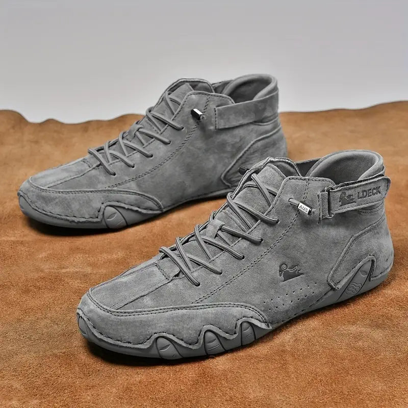 Khaki Hoymans Adriel waterdichte herenschoenen, casual chic en extreem comfortabel.