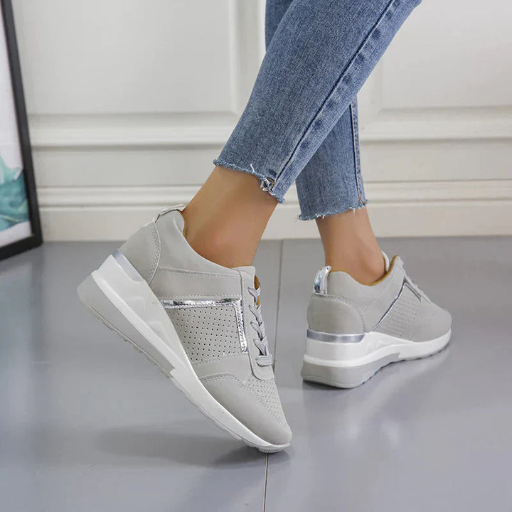 Ondersteunende Hoymans Air dames sneakers; comfortabele, sportieve en trendy schoenen met goede demping.