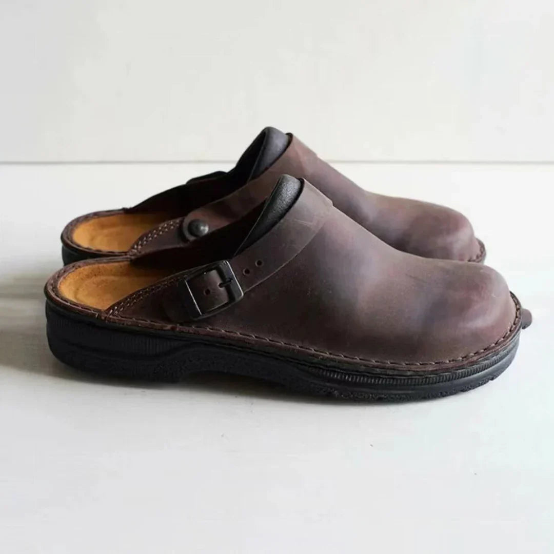 Hoymans heren comfort pantoffels, stijlvol en duurzaam, ideaal voor thuisgebruik.