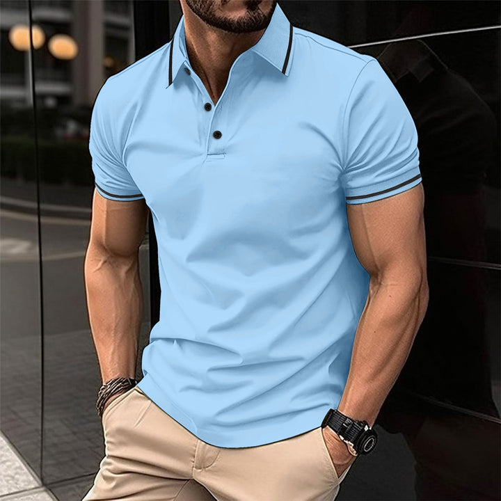 Hoymans heren polo shirt, comfortabel en stijlvol voor casual en semi-formele gelegenheden.