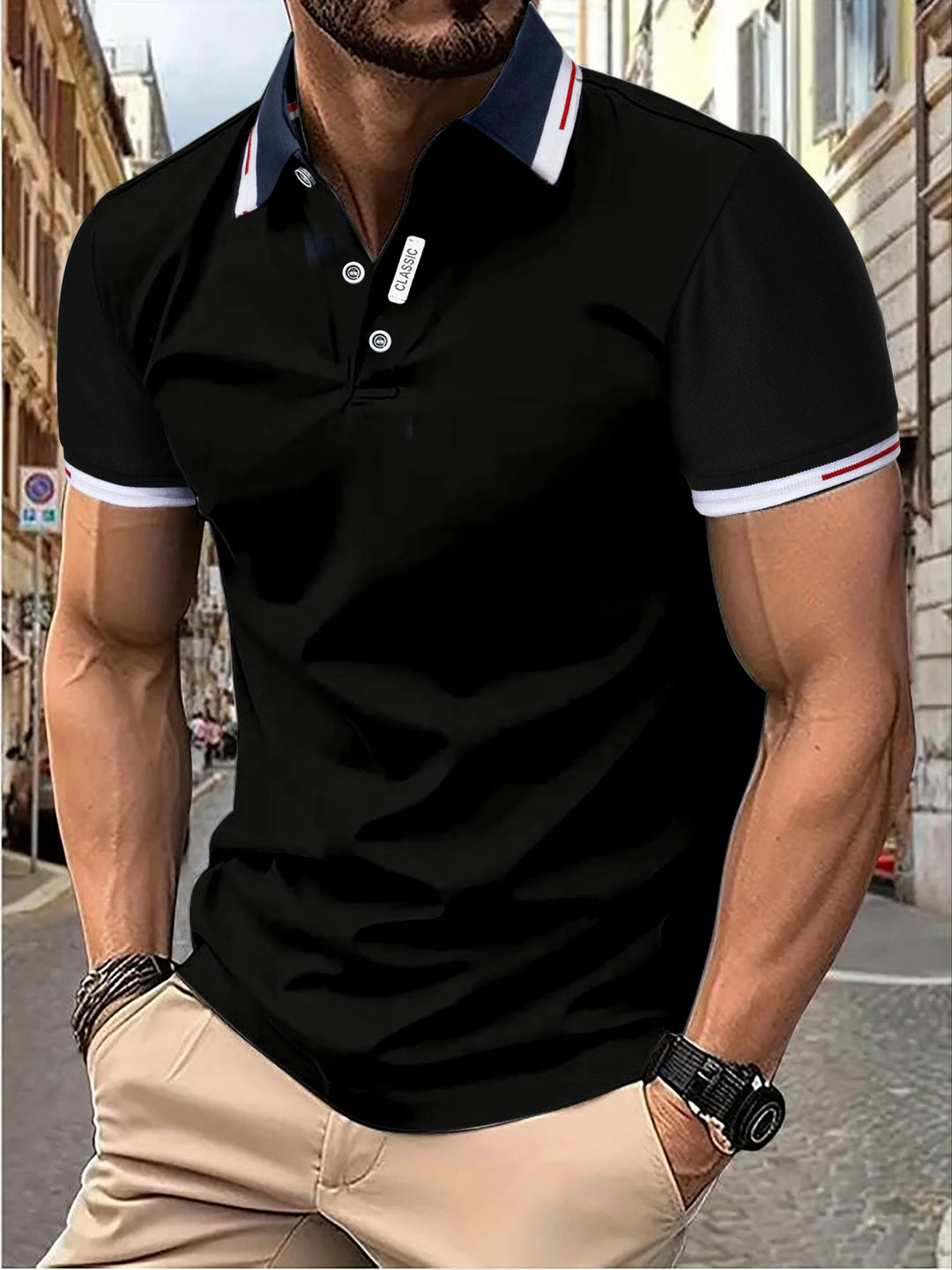 Heren polo shirt van Hoymans, comfortabel en casual, geschikt voor zowel lente als zomer.