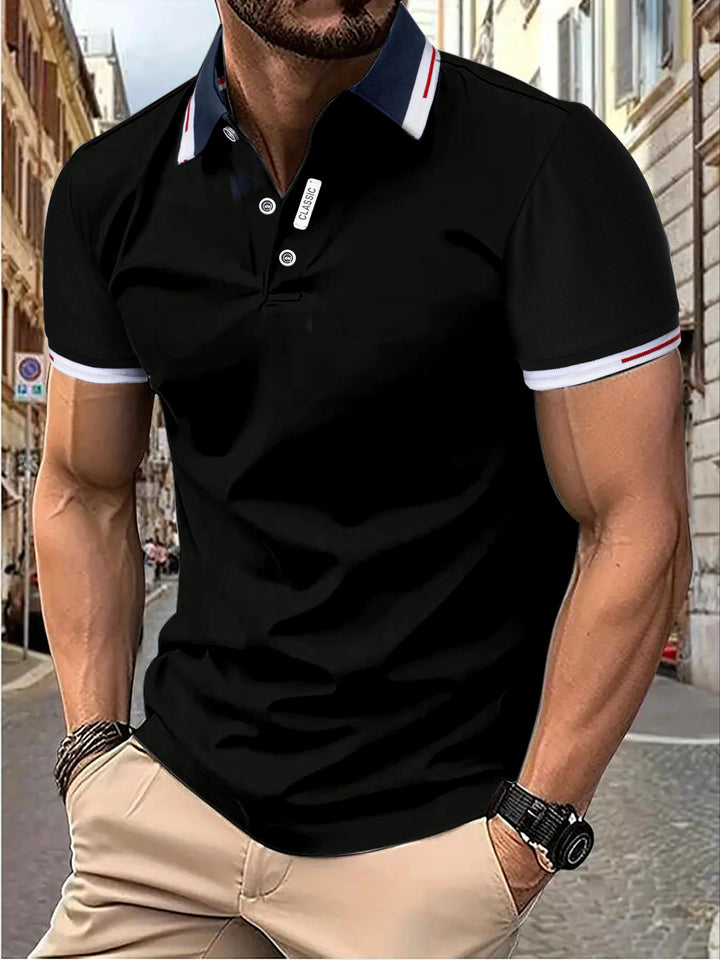 Heren polo shirt van Hoymans, comfortabel en casual, geschikt voor zowel lente als zomer.