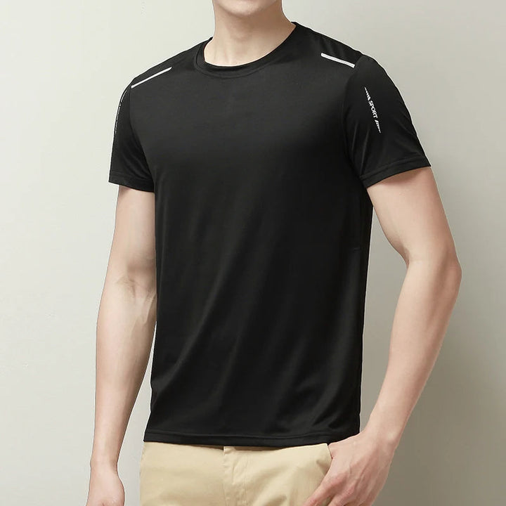 Hoymans heren sport T-shirt, sneldrogend en ademend, perfect voor training, fitness en actieve zomerdagen.