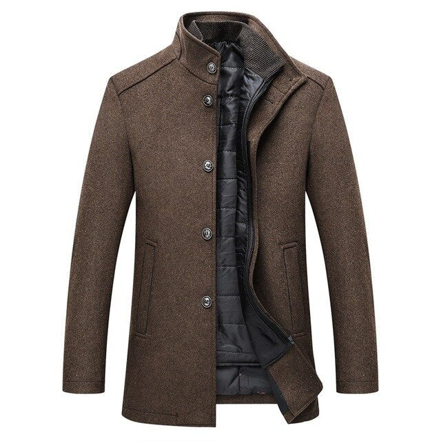 Hugo herenjas in kameelkleur voor herfst en winter