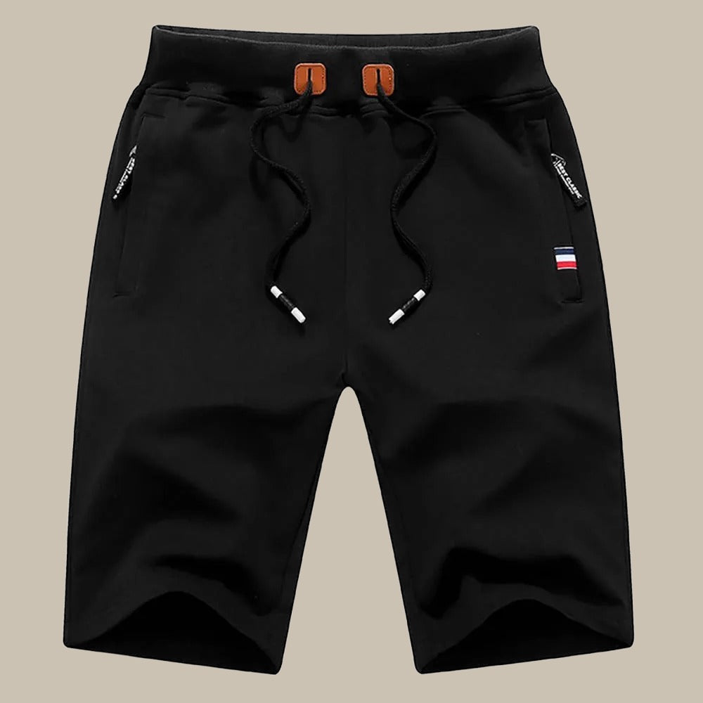 Zwarte Hugo sportieve herenshort voor heren