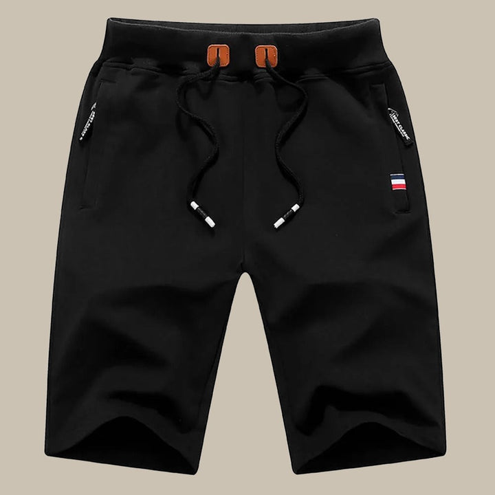 Zwarte Hugo sportieve herenshort voor heren