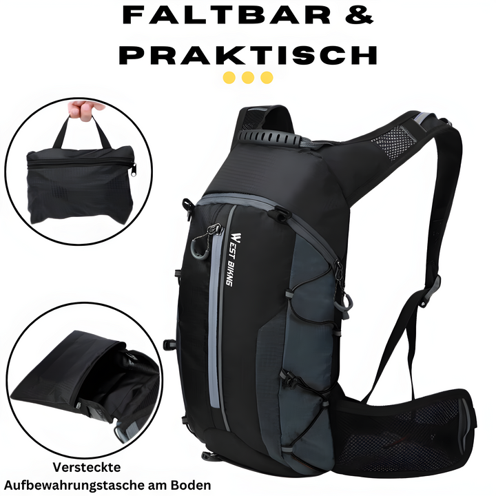 Comfortabele en lichtgewicht hydratatierugzak HydroRide. Unisex, waterdicht en multifunctioneel voor sport.