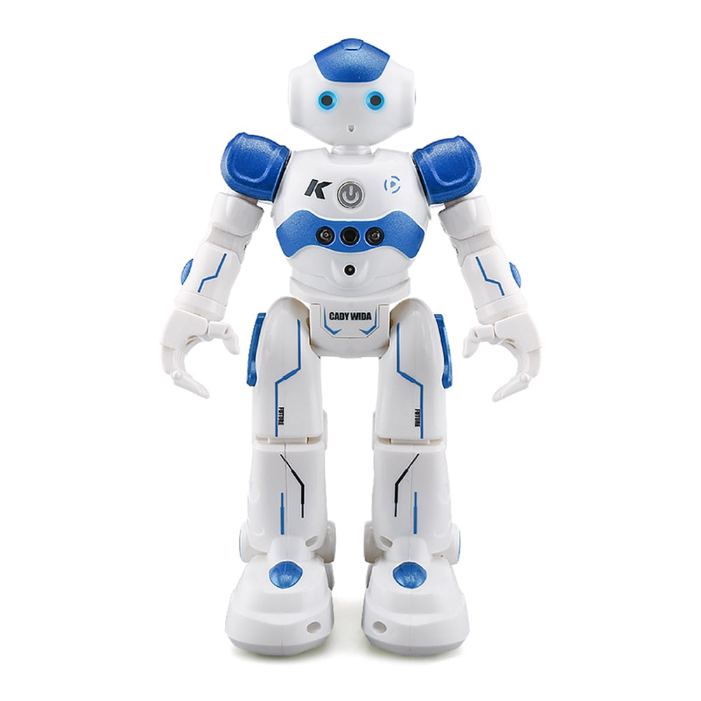 Slimme kindvriendelijke robot die kan zingen, dansen en reageren op gebaren en geluid.