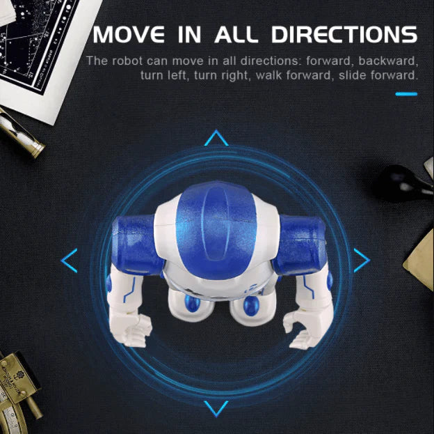 Slimme robot danst en beweegt via gebaren; boeiend, interactief speelgoed voor actieve kinderen.