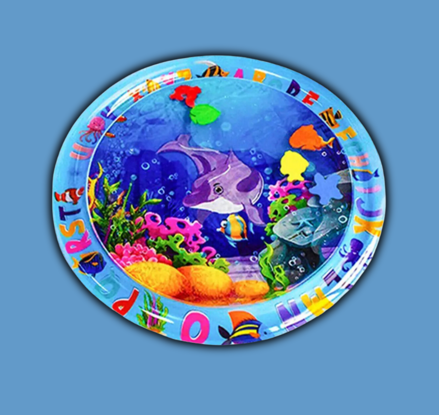 SplashTail waterspeelmat voor katten. Stimuleert interactief speelplezier, zintuigen en stressvermindering binnen.