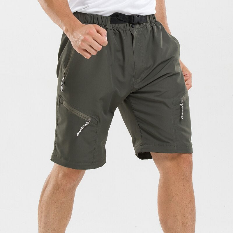 Comfortabele wandelbroek voor heren in rechte fit met ritsdetails