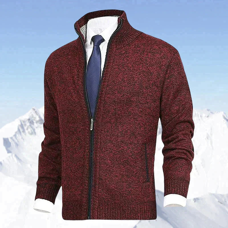 Duurzaam heren vest met rits, ideaal voor casual mode en dagelijkse activiteiten.