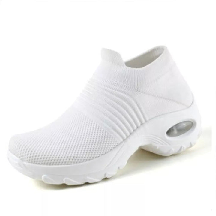 Trendy dames orthopedische schoenen met luchtkussen zolen, zorgen voor dagelijks comfort en stijlvolle voetverzorging.