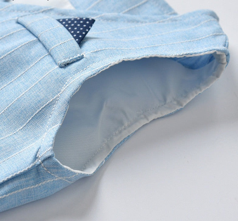 Elegante jongens kleding: Carol combiset. Perfect voor baby's, stijlvol en comfortabel.
