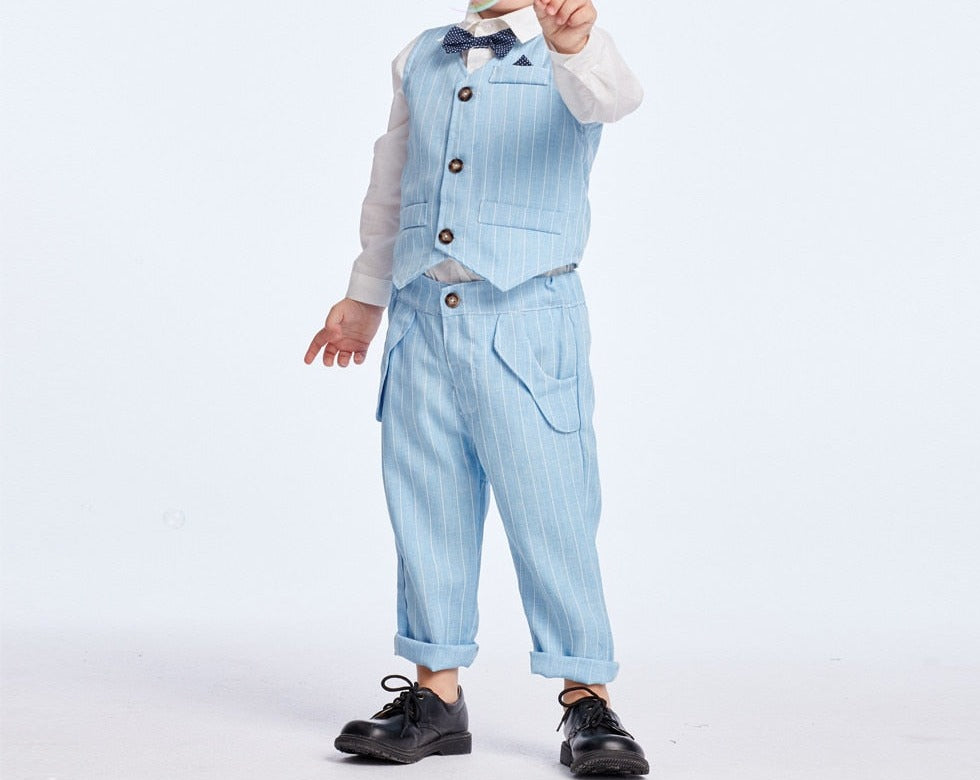 Elegante combiset voor jongens. Zachte kinderkleding, perfect voor speciale gelegenheden en comfort.