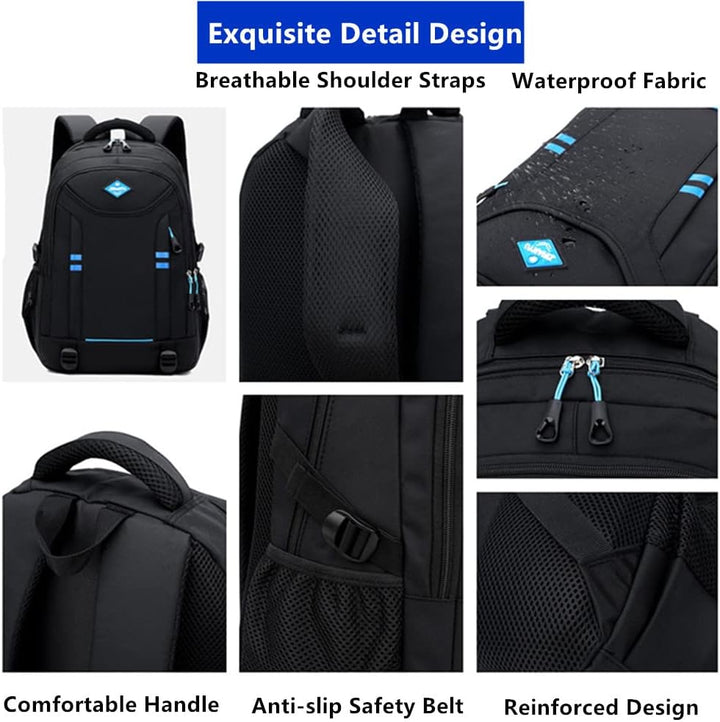 Convertible jongens reis rugzak met wielen. Ideaal als schooltas, kinder bagage of reis rugzak.