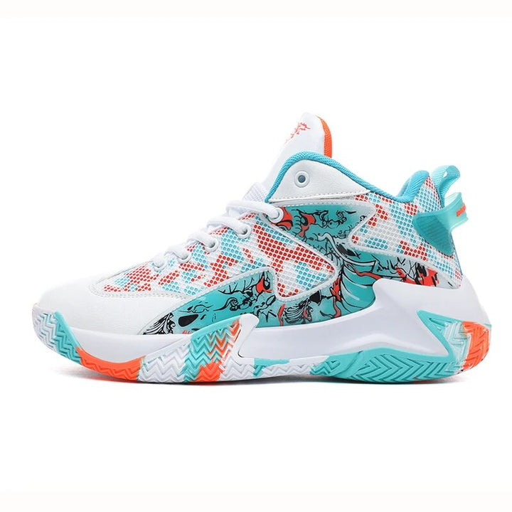 Heren basketbalschoenen voor topprestaties en comfort op het veld, met ondersteunende pasvorm.