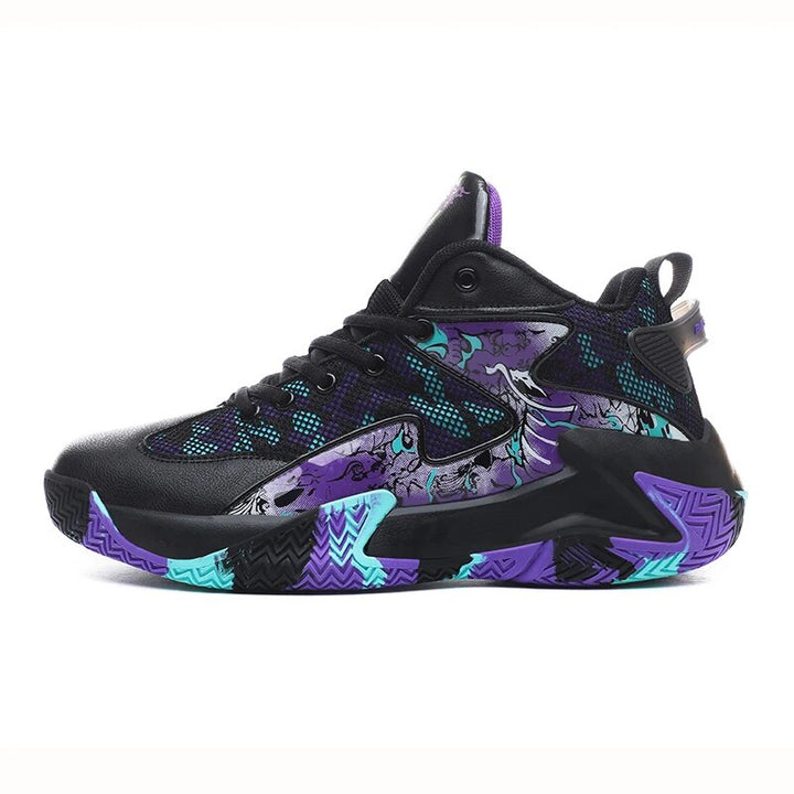 Atletische heren basketbalsneakers, ideaal voor indoorsporten en training, met superieure grip.