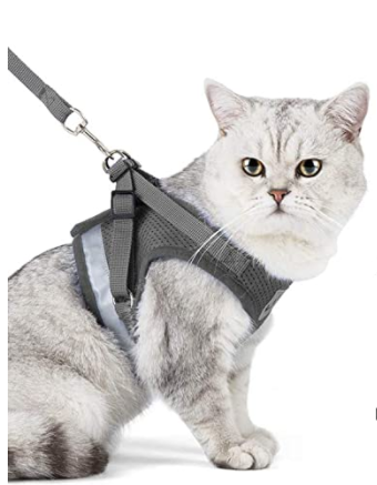 Hoogwaardig kattentuigje met lijn, ontworpen voor duurzaamheid en comfort tijdens dagelijkse wandelingen.