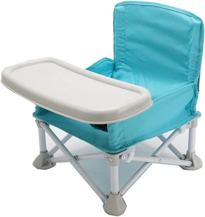 Opvouwbare KiddieCamp kinderstoel met veiligheidsharnas voor peuters. Perfect voor camping & outdoor.