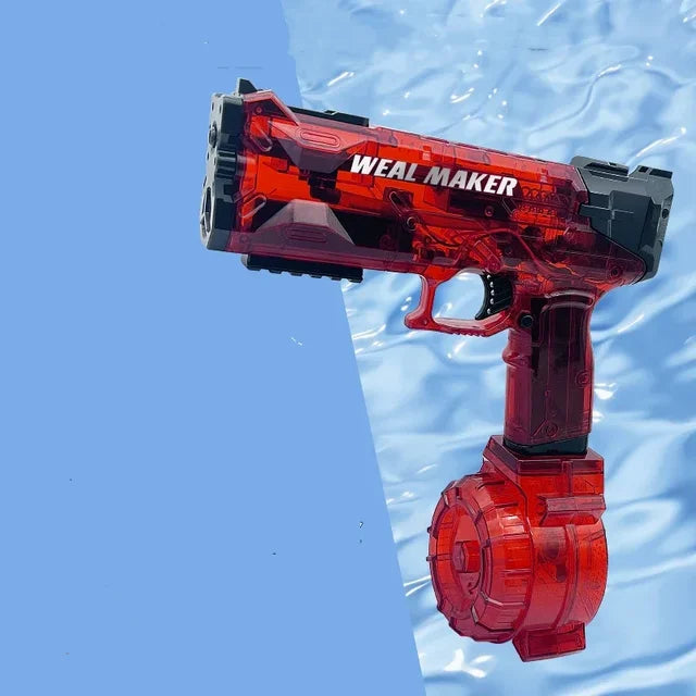 Elektrisch waterpistool WaterBlast, het ultieme kinder speelgoed voor buiten. Perfect cadeau voor zomerse spetterpret.