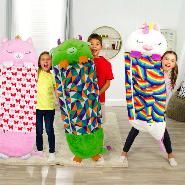 Kinder slaapzak knuffel, perfect slaapmaatje voor rustige nachten. Comfort en plezier voor elk kind.