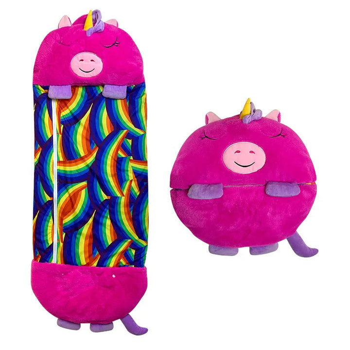 Schattige panda kinderslaapzak, heerlijk zacht en omarmend dierenknuffel slaapmaatje. Perfect voor de kinderkamer.